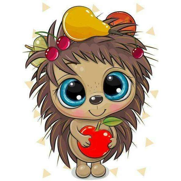 Hedgehog CS2704 5.9 x 7.9 inches Crafting Spark Diamond Painting Kit