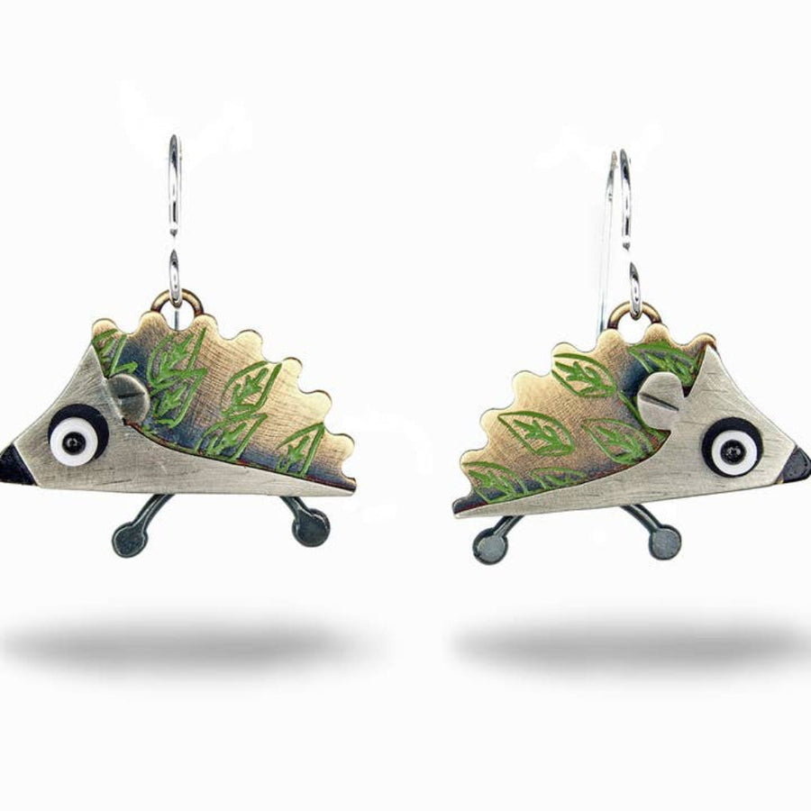 Hedgehog Earrings by Faire 