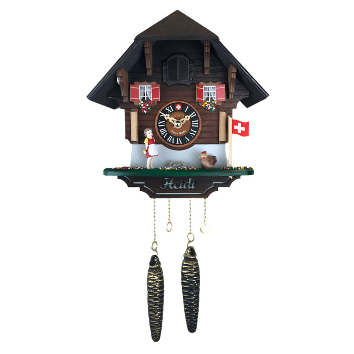 Heidi and Chicken Chalet Cuckoo Clock