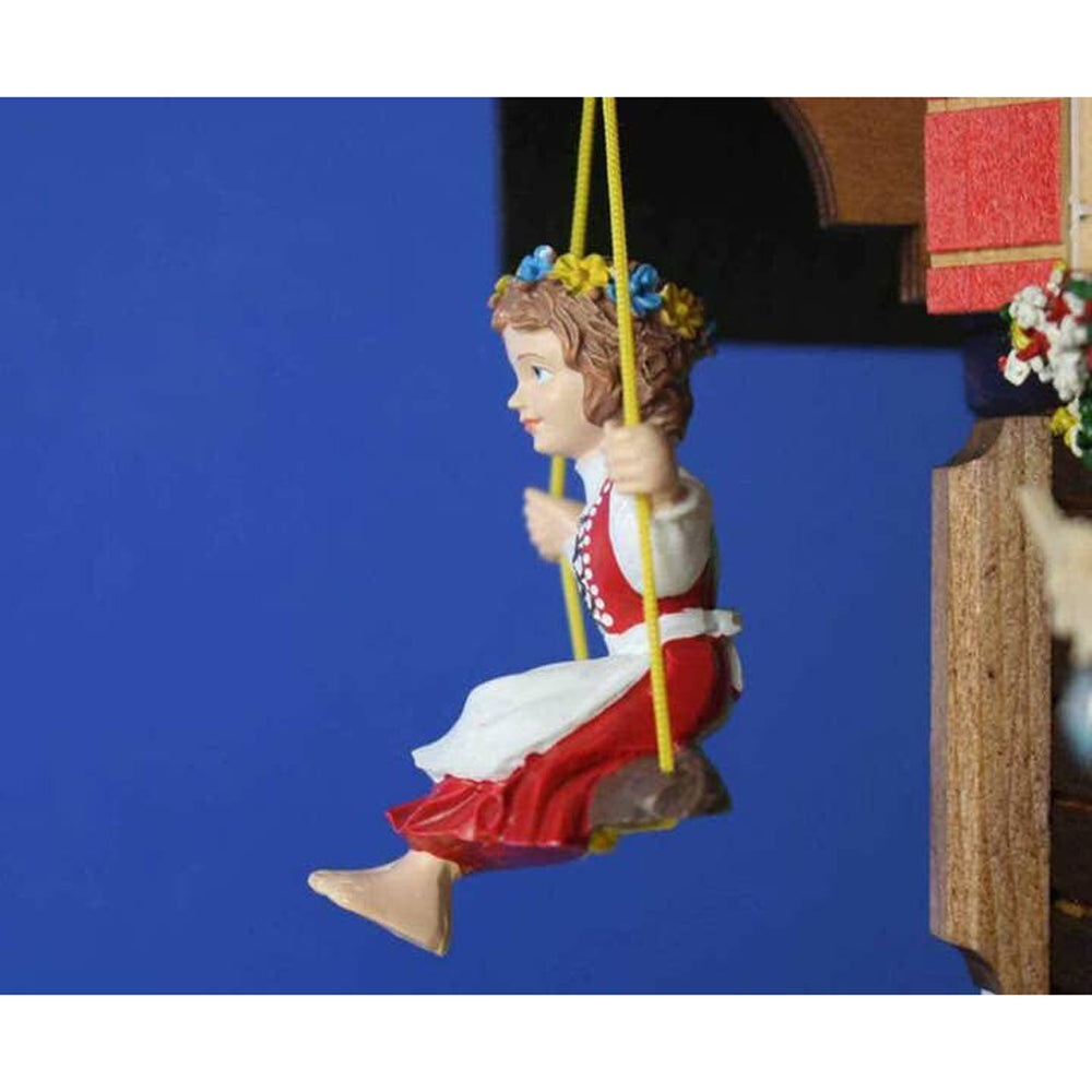 Heidi On the Swing Quartz by Kit Cat Klock  2