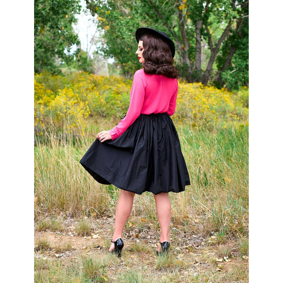 Helen Retro Blouse in Pink