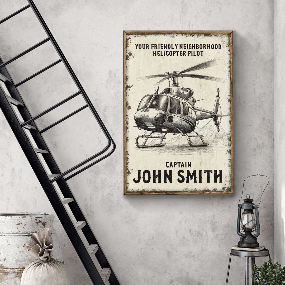 Helicopter Pilot Name Sign