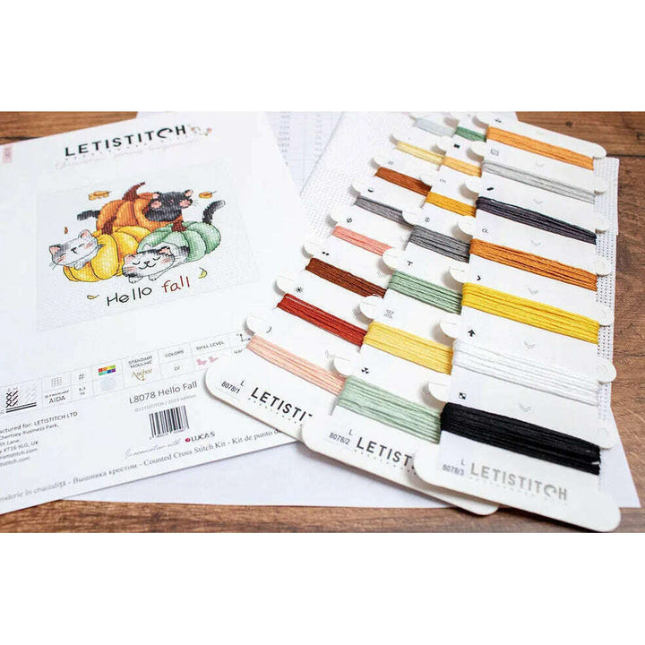 Hello Fall L8078 Counted Cross Stitch Kit