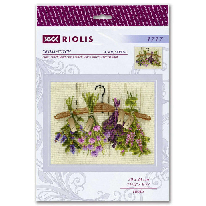 Herbs R1717 Counted Cross Stitch Kit