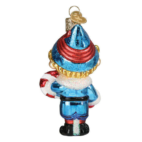 Old World Christmas Hermey the Elf Blown Glass Ornament