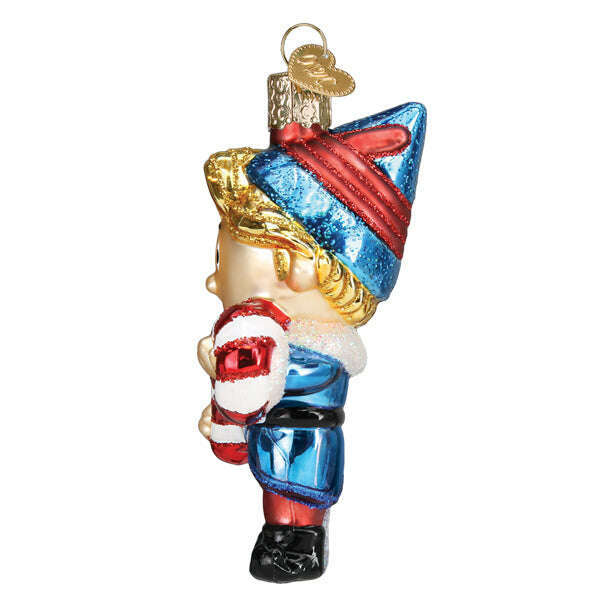 Old World Christmas Hermey the Elf Blown Glass Ornament