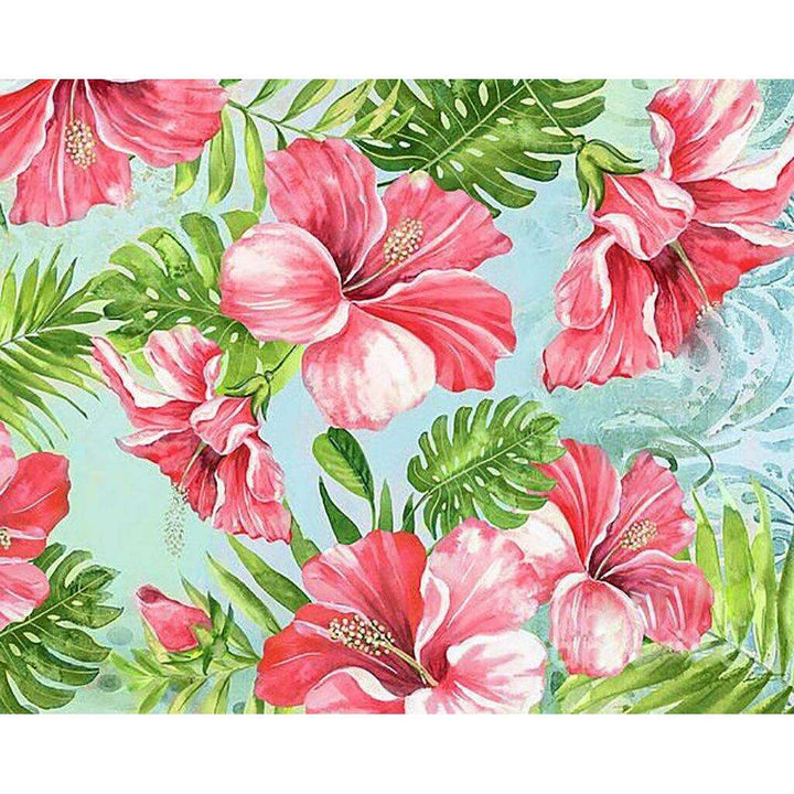 Hibicus Paradise CS2575 19.7 x 15.8 inches Crafting Spark Diamond Painting Kit