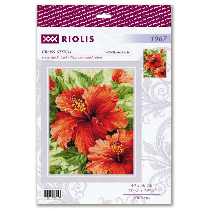 Hibiscus R1967 Counted Cross Stitch Kit