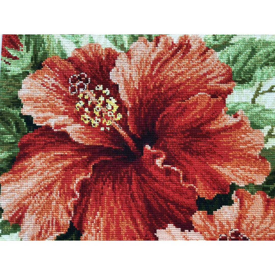 Hibiscus R1967 Counted Cross Stitch Kit