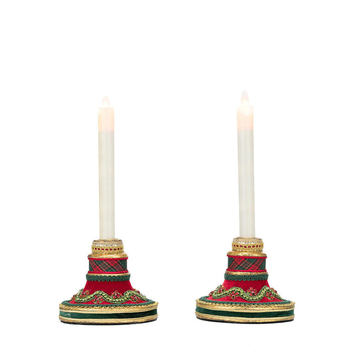 Holiday Magic Candle Sticks Set Of 2 by Katherine's Collection image 1