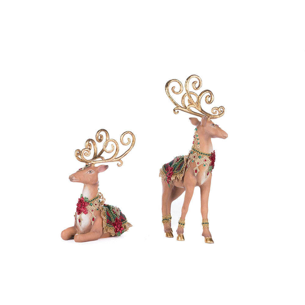 Holiday Magic Deer Assortment of 2 by Katherine's Collection image 1