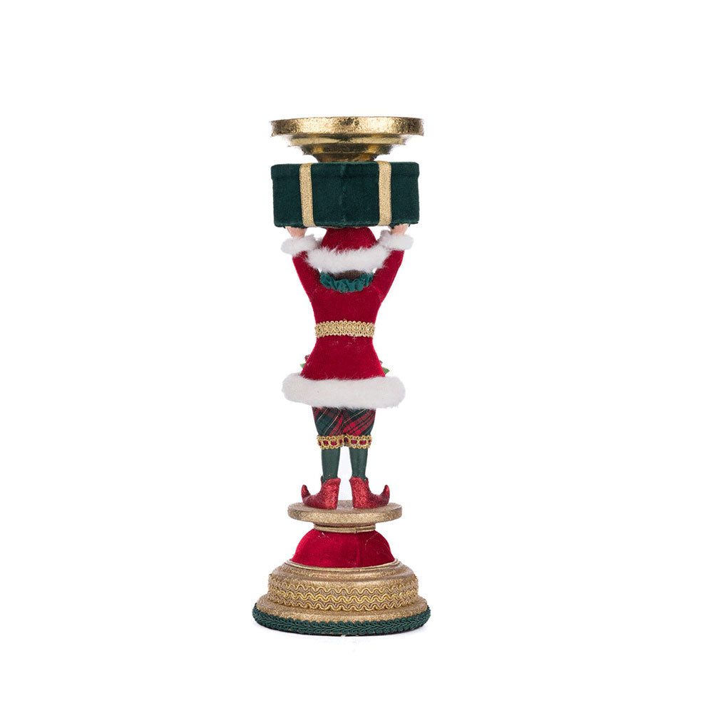 Holiday Magic Elf Candlestick by Katherine's Collection image 2