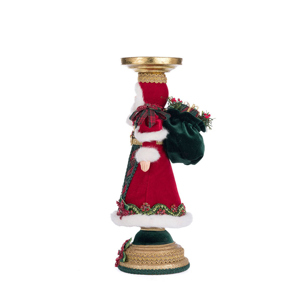 Holiday Magic Santa Candlestick by Katherine's Collection image 1