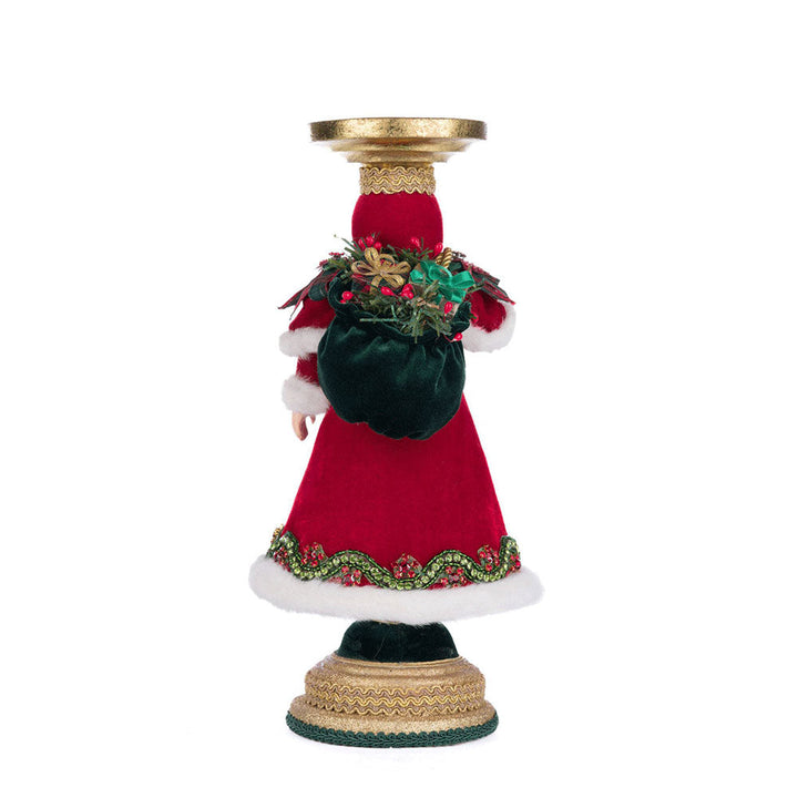 Holiday Magic Santa Candlestick by Katherine's Collection image 2