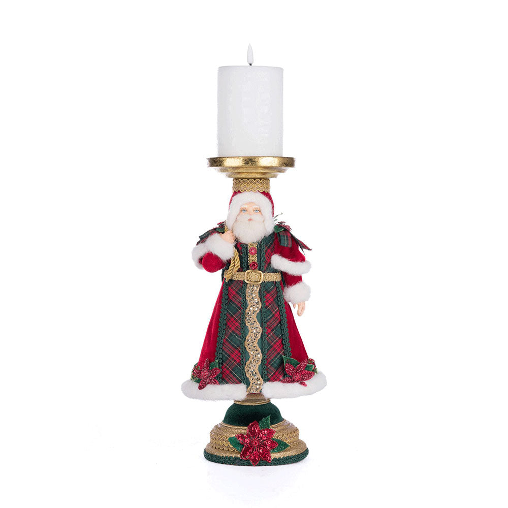 Holiday Magic Santa Candlestick by Katherine's Collection image 3