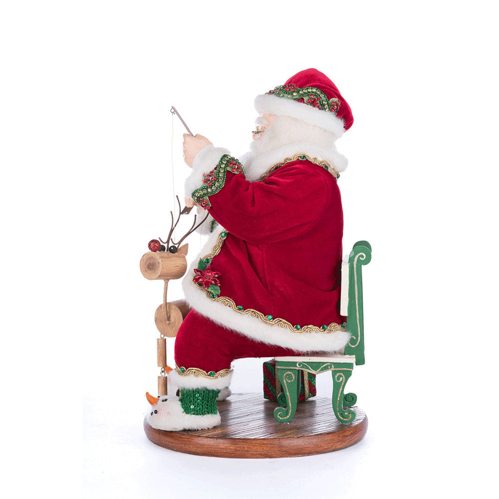 Holiday Magic Santa With Marionette by Katherine's Collection image 1