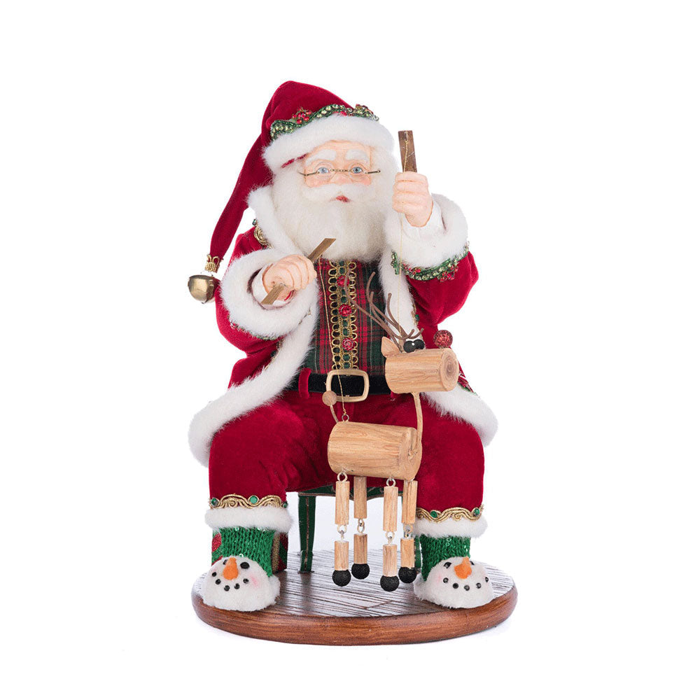 Holiday Magic Santa With Marionette by Katherine's Collection image