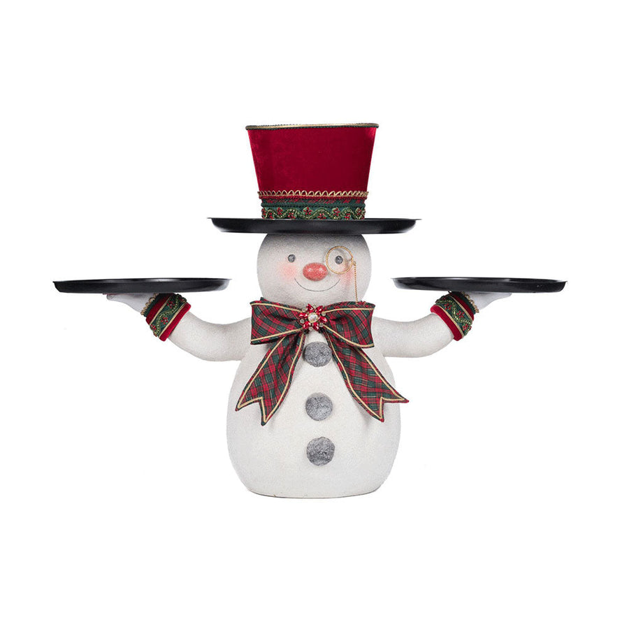 Holiday Magic Snowman Serving Piece by Katherine's Collection image