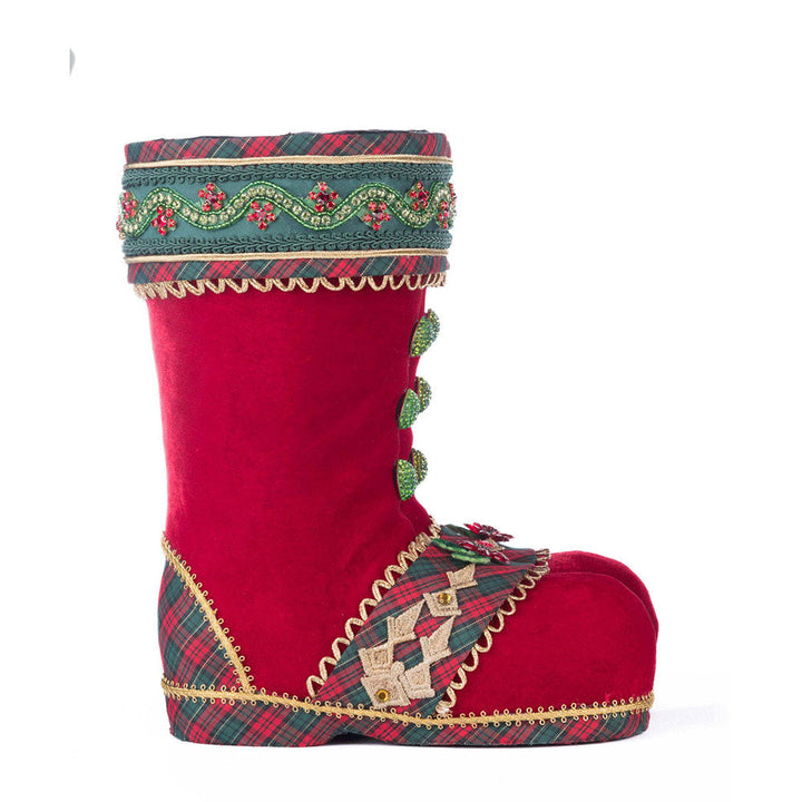 Holiday Magic Tabletop Boots - Red by Katherine's Collection image 3