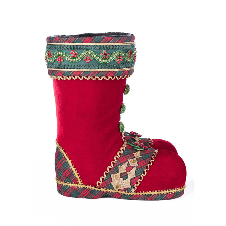 Holiday Magic Tabletop Boots - Red by Katherine's Collection image 4