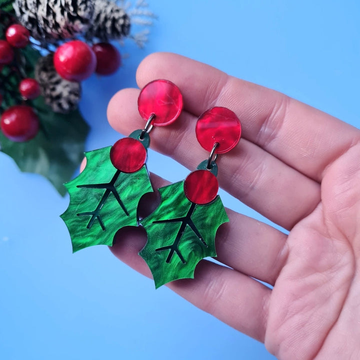 Holly Earrings by Cherryloco Jewellery 1