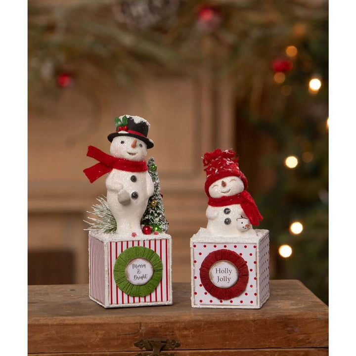 Holly Jolly Snowgirl by Bethany Lowe Designs 2