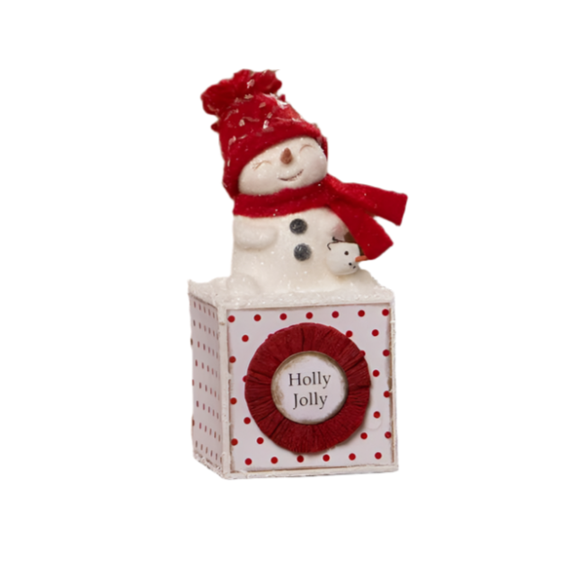 Holly Jolly Snowgirl by Bethany Lowe Designs