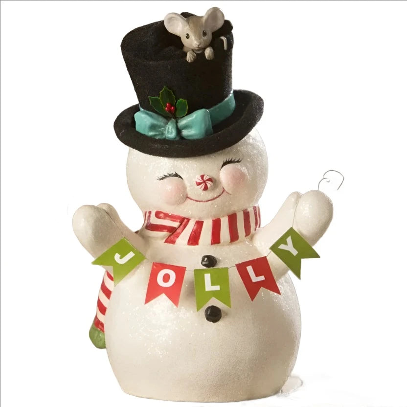 Holly Jolly Snowman by Bethany Lowe - Quirks!