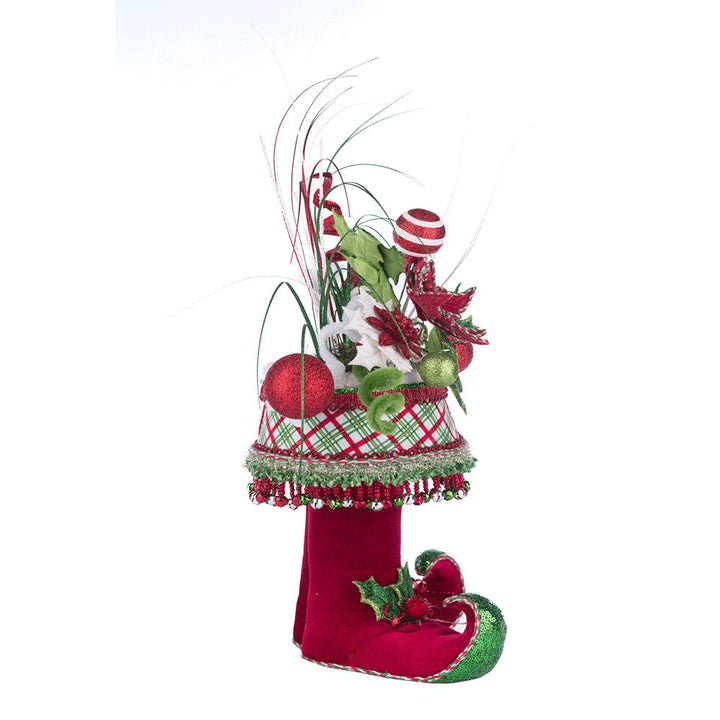 Holly Woods Elf Boots Tabletop Container by Katherine's Collection image 3