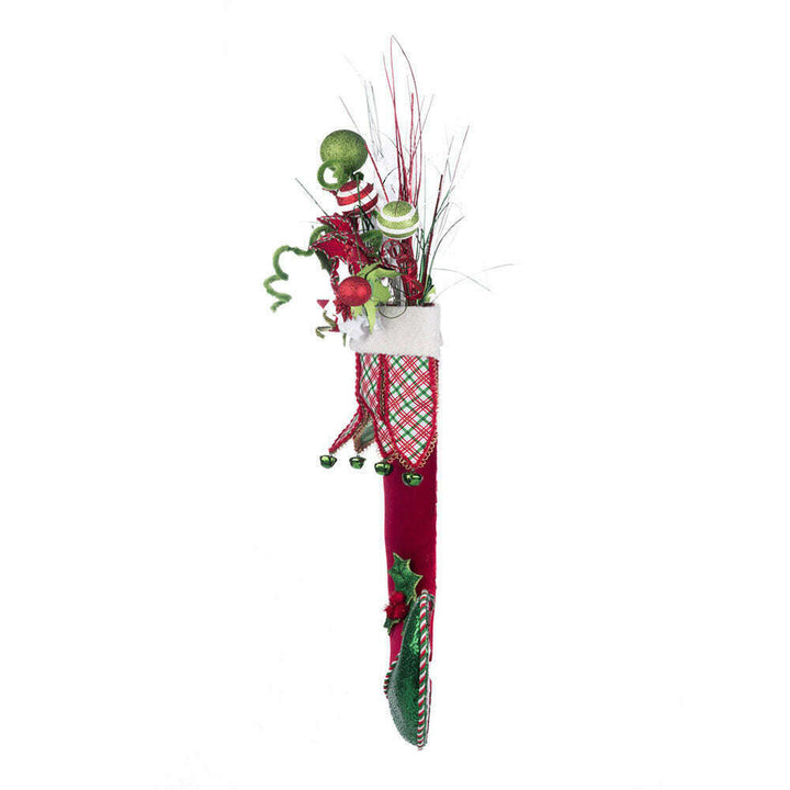 Holly Woods Stocking With Floral Wall Piece by Katherine's Collection image 2