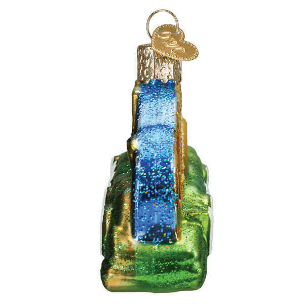 Old World Christmas Hollywood Sign Blown Glass Ornament