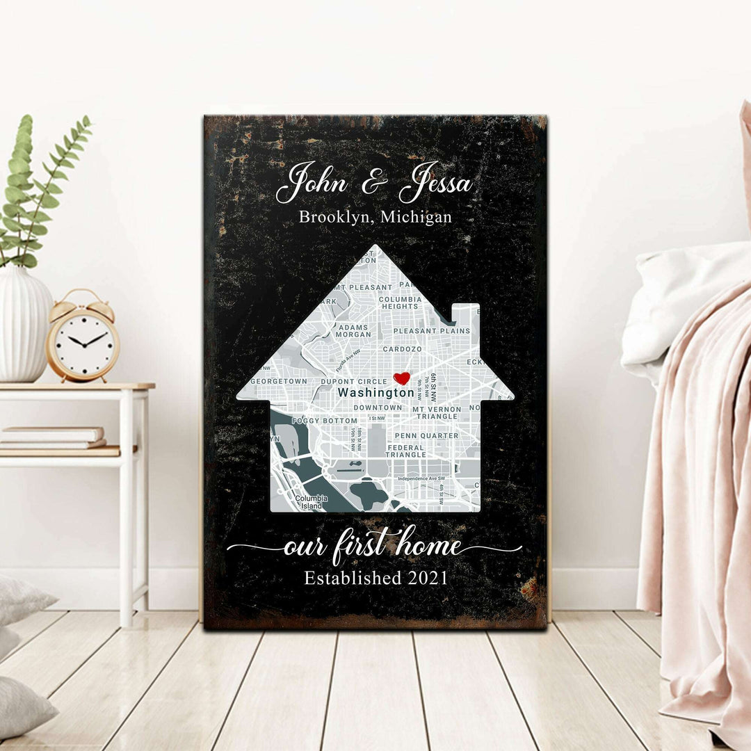 Home Map Sign