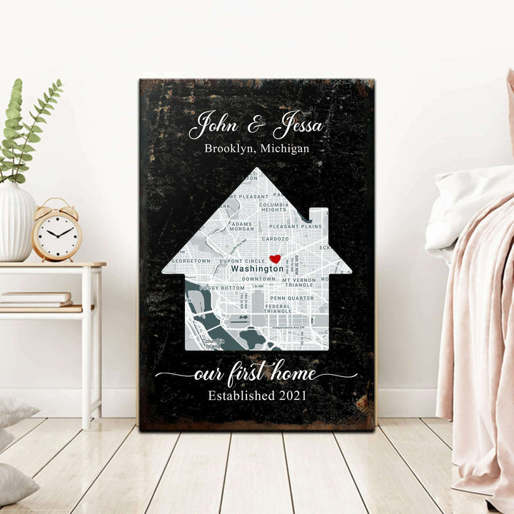 Home Map Sign