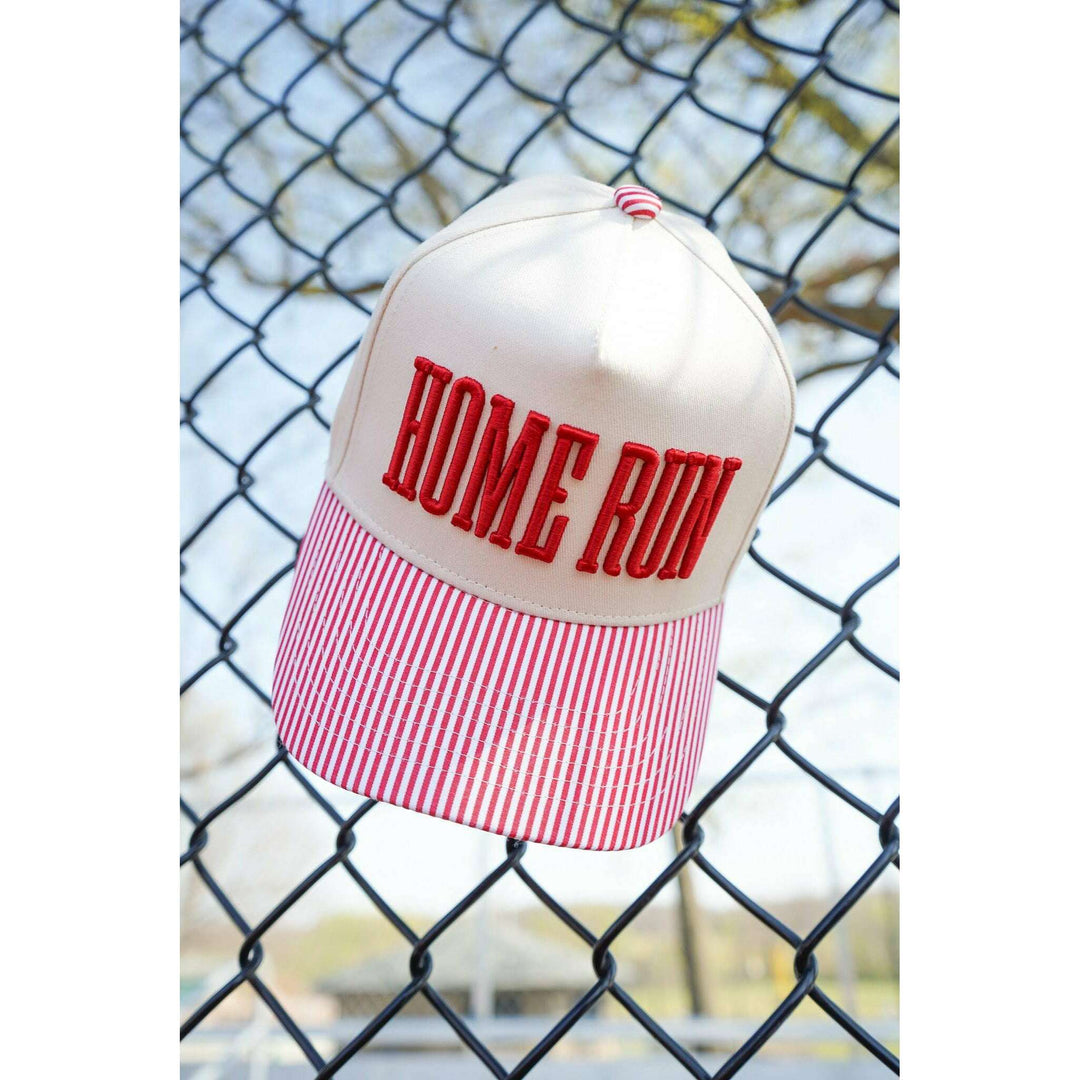 Homerun - Red Striped Trucker Hat