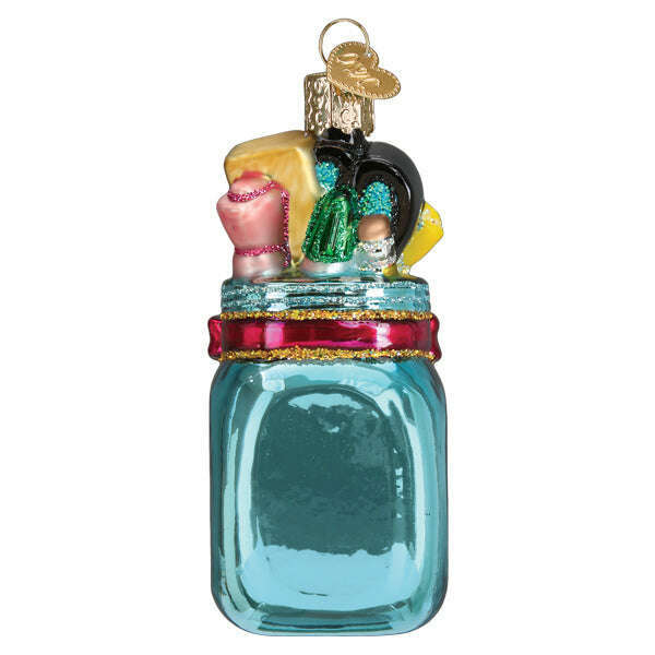 Old World Christmas Homeschooling Mom Blown Glass Ornament