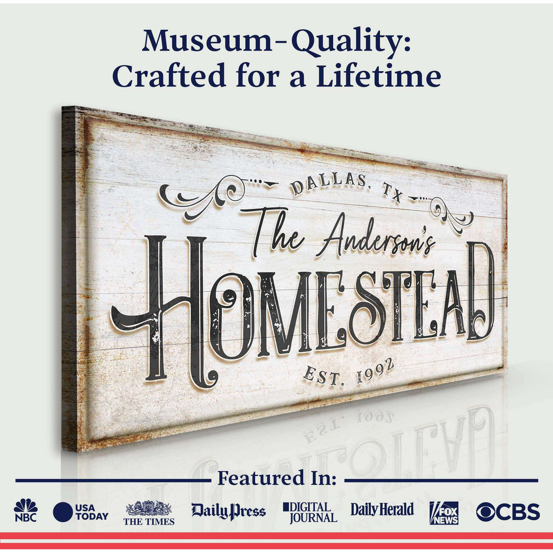Homestead Sign VII