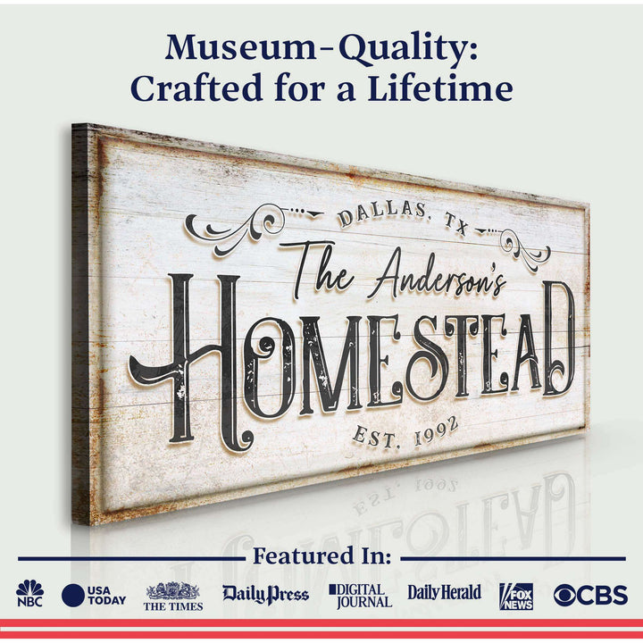Homestead Sign VII