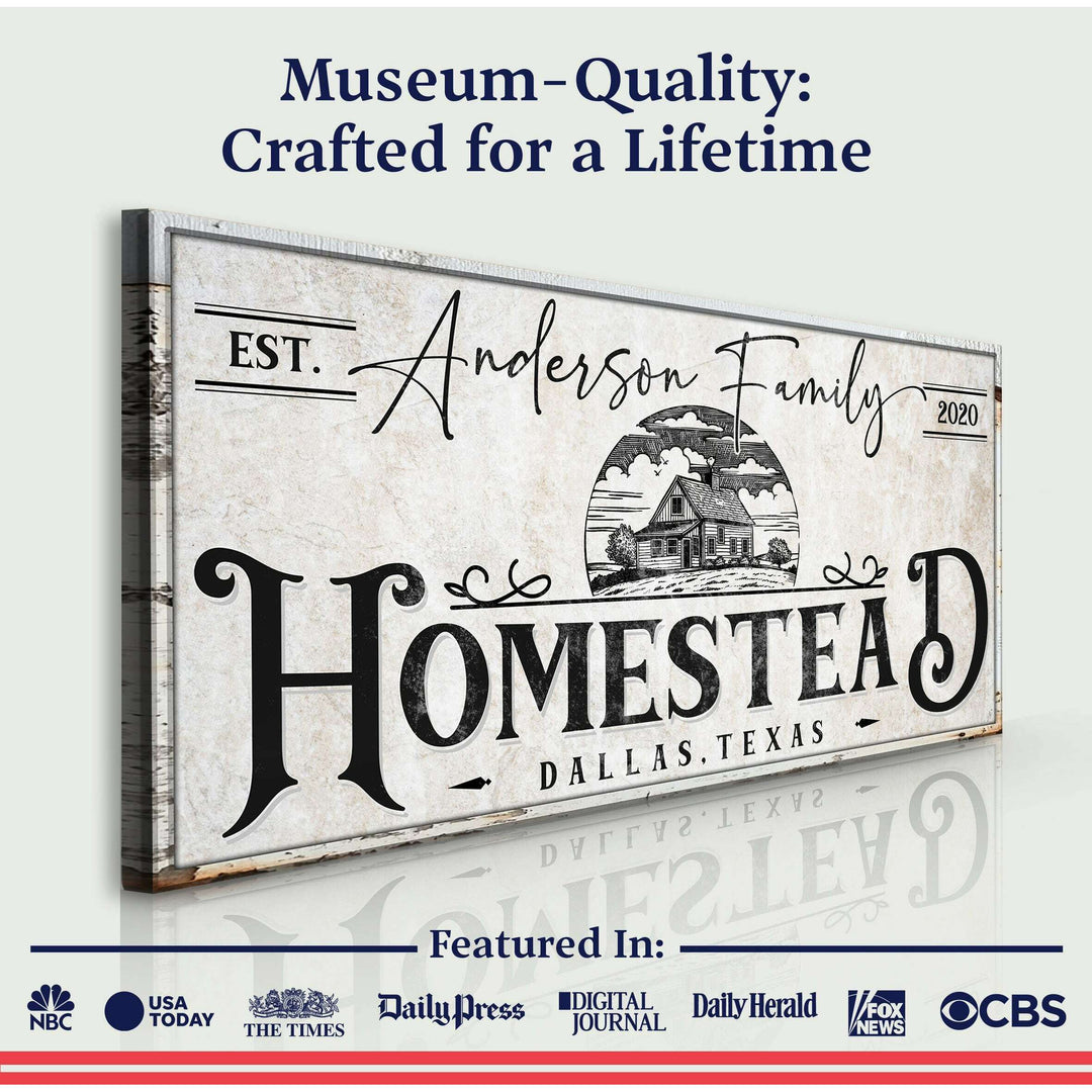 Homestead Sign XII