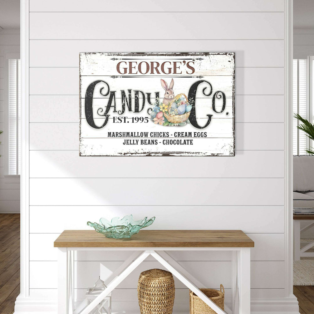 Honey Bunny Candy Company Sign II