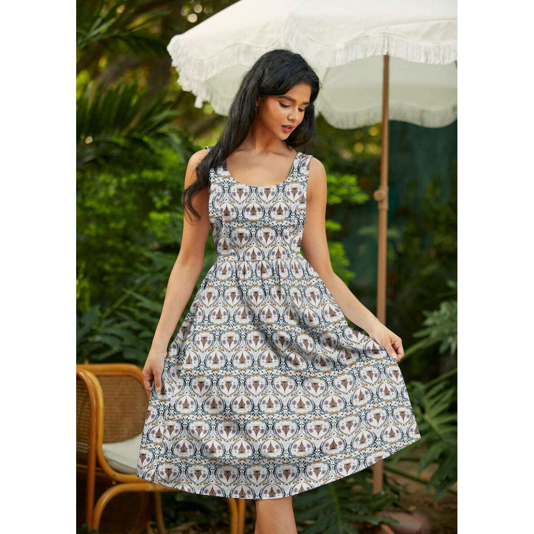 Honey I'm Home Fit & Flare Dress