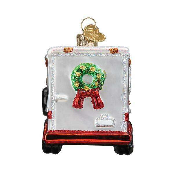 Old World Christmas Horse Trailer Blown Glass Ornament