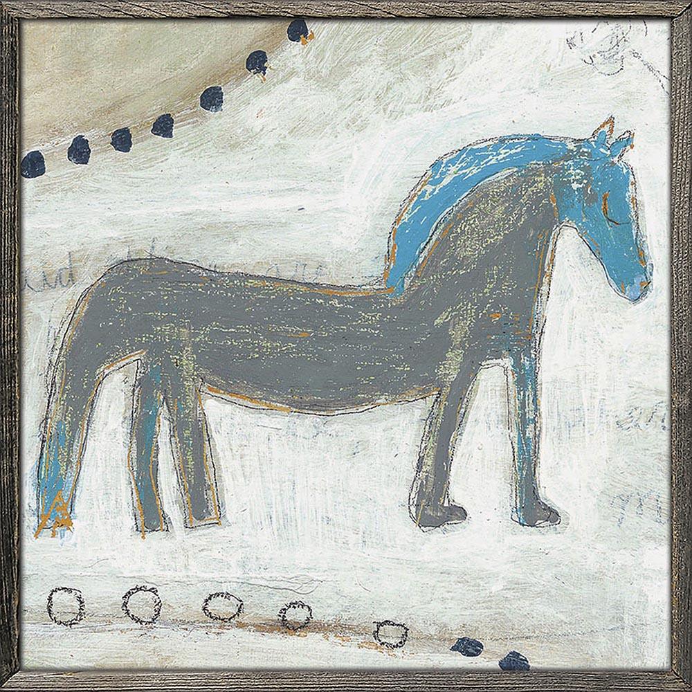 "Horse with Blue Mane" Art Print - Quirks!