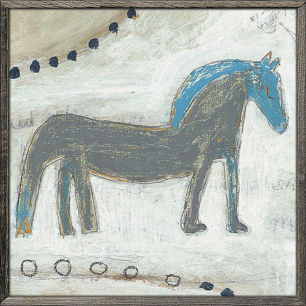 "Horse with Blue Mane" Art Print - Quirks!