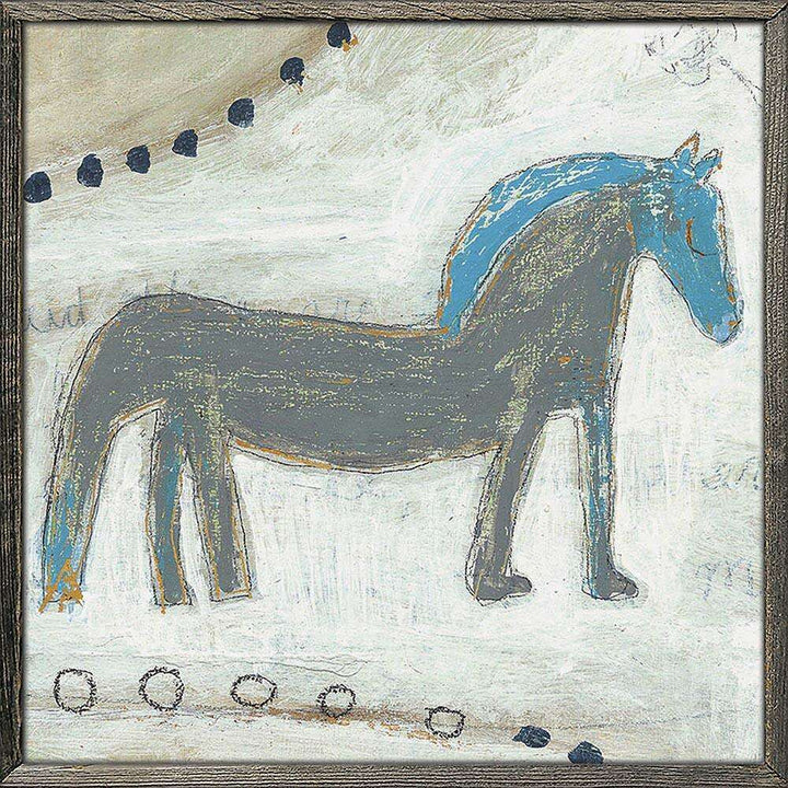 "Horse with Blue Mane" Art Print - Quirks!