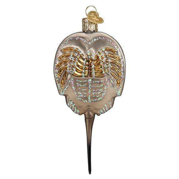 Old World Christmas Horseshoe Crab Blown Glass Ornament