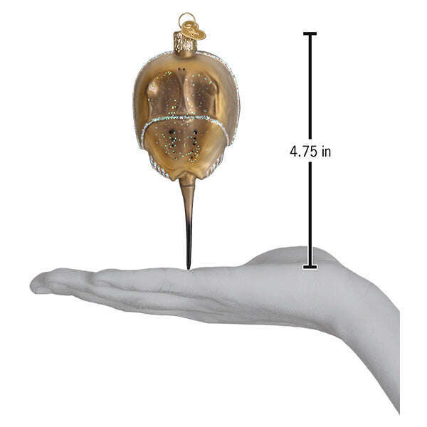 Old World Christmas Horseshoe Crab Blown Glass Ornament