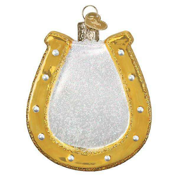 Old World Christmas Horseshoe Blown Glass Ornament