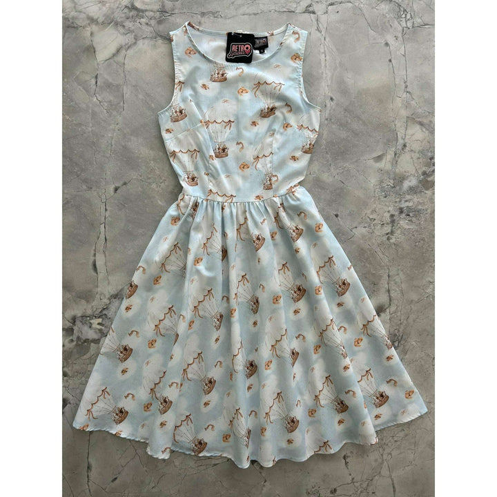 Hot Air Balloon Vintage Dress