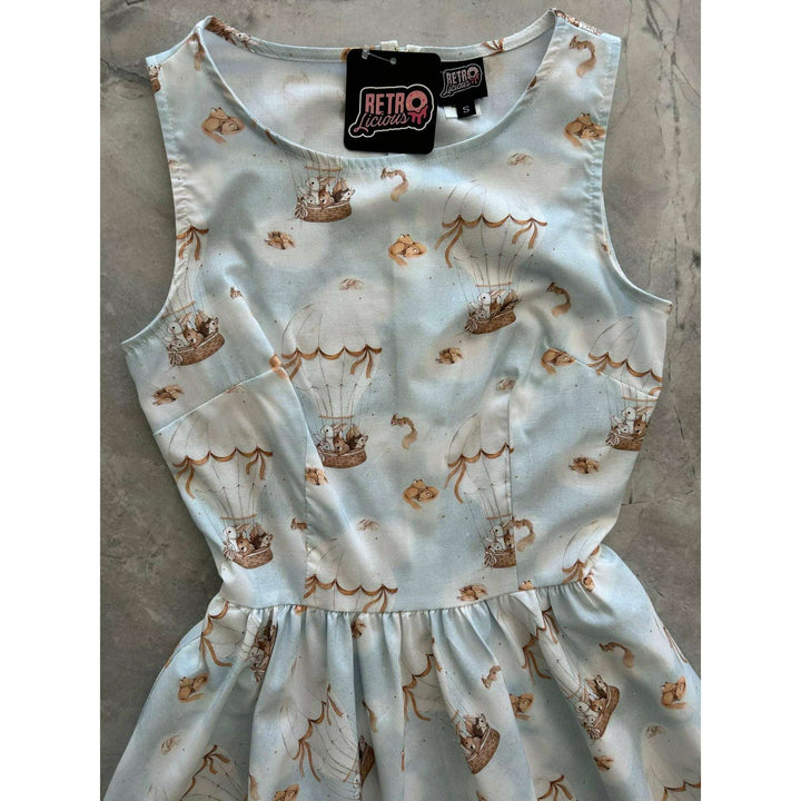 Hot Air Balloon Vintage Dress