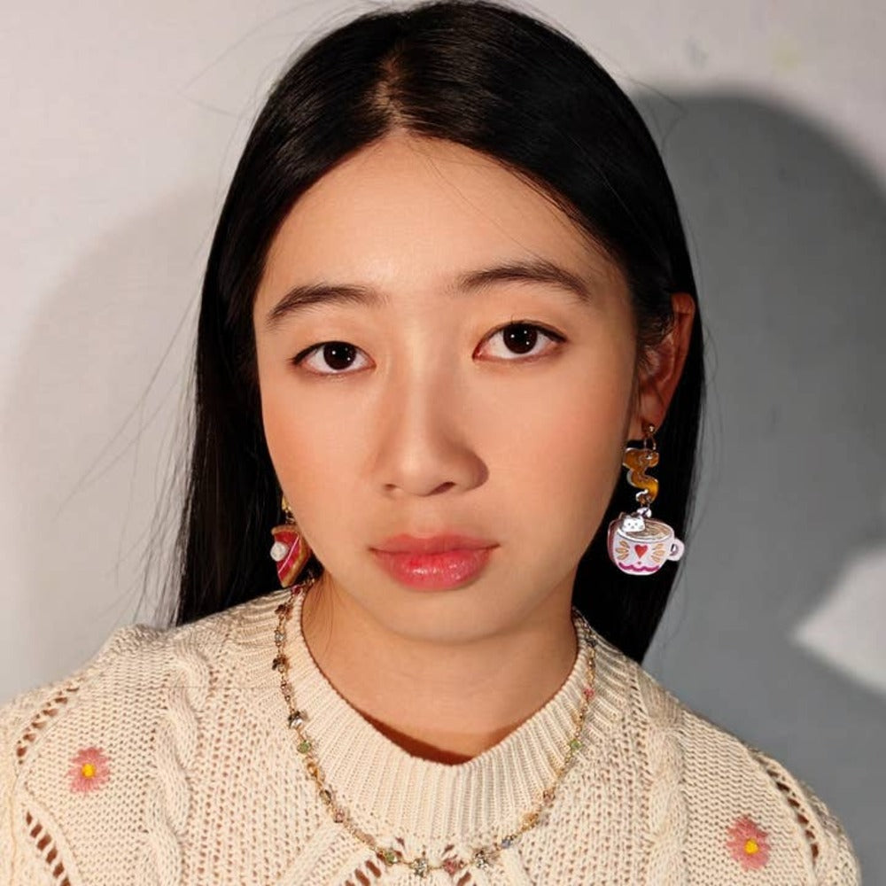 Hot Cocoa & Pie Earrings 1